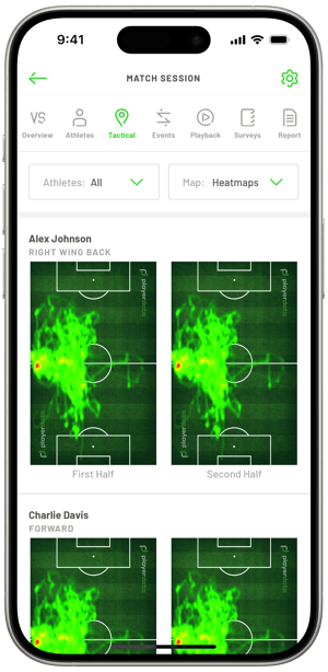 Heatmaps - Updated Session View