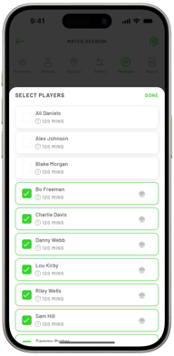 Playback - Player Selection