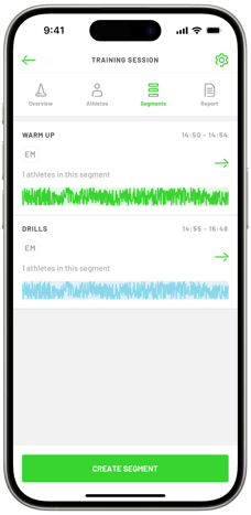 Segments - Updated Session View